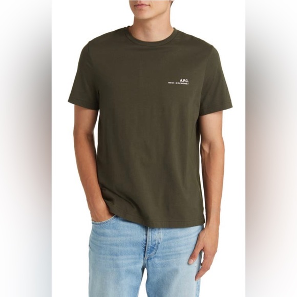 🆕 A.P.C. Logo T shirt - Picture 4 of 5